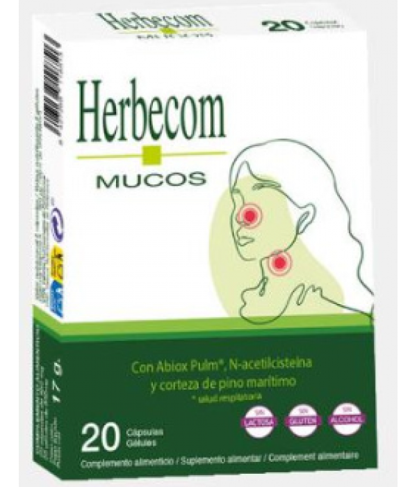 Herbecom Mucos - 20 Cápsulas